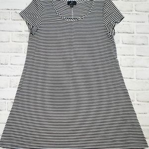 Ronni Nicole striped black and white dress